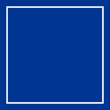 blue background with white boarder